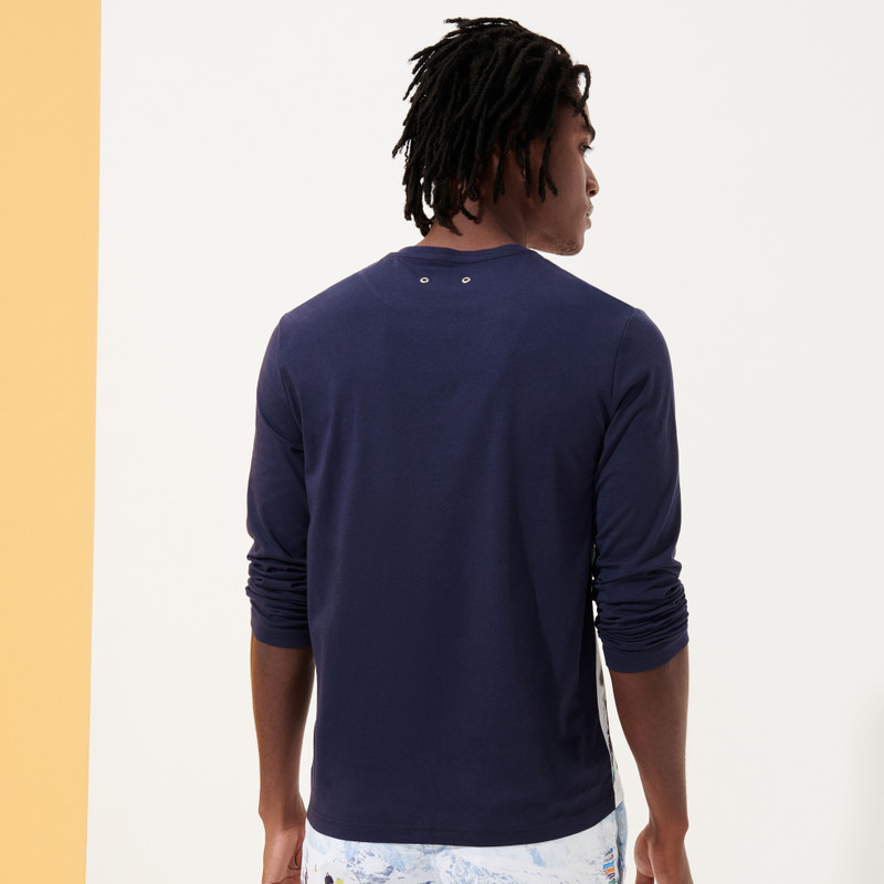 Men Long Sleeves T-shirt - Vilebrequin x Massimo Vitali 4