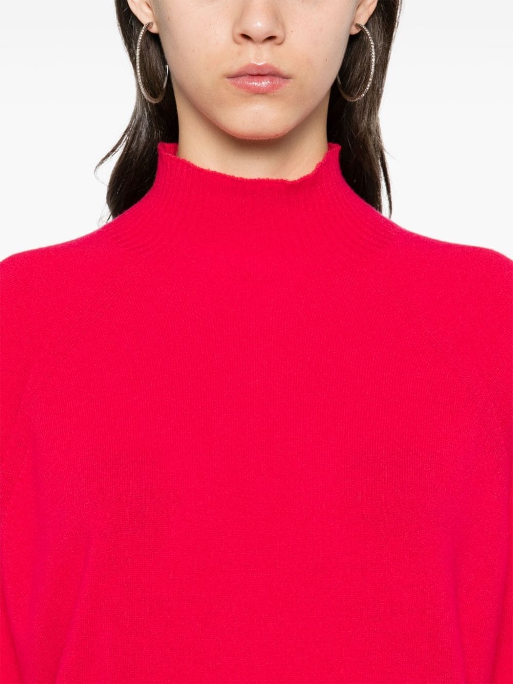 contrast-trim sweater - 5