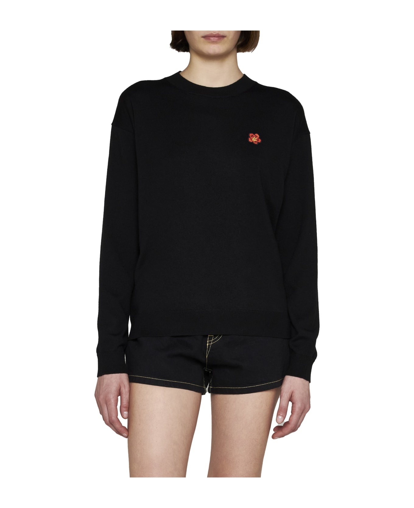Crew-neck Wool Sweater - 2