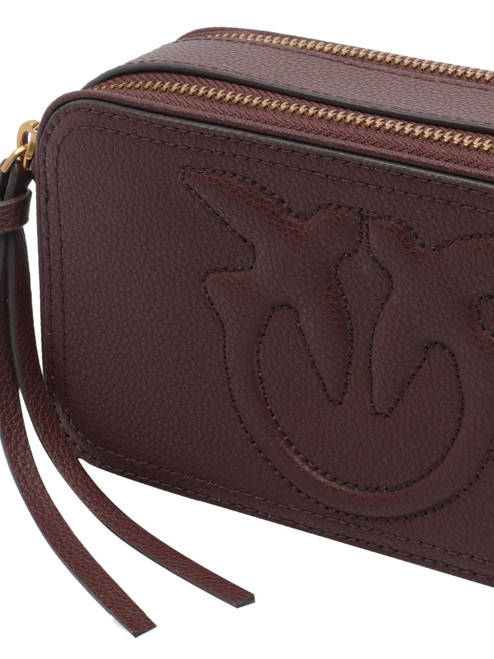 embossed-logo zip-top mini bag - 4