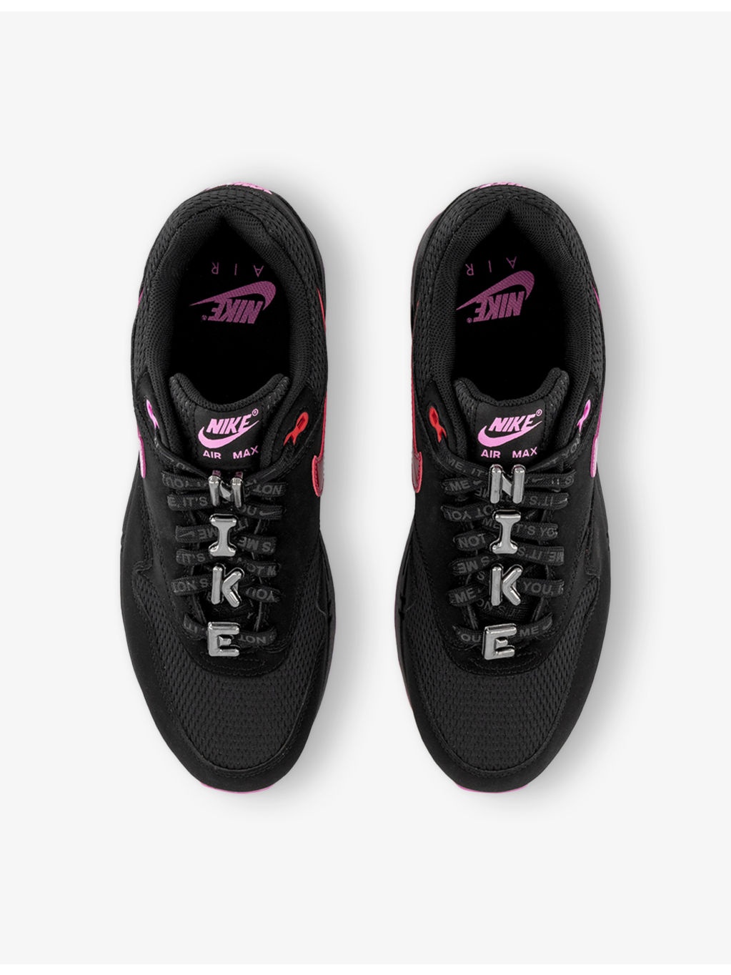 Air Max 1 Suede and Mesh Low-Top Trainers - 2