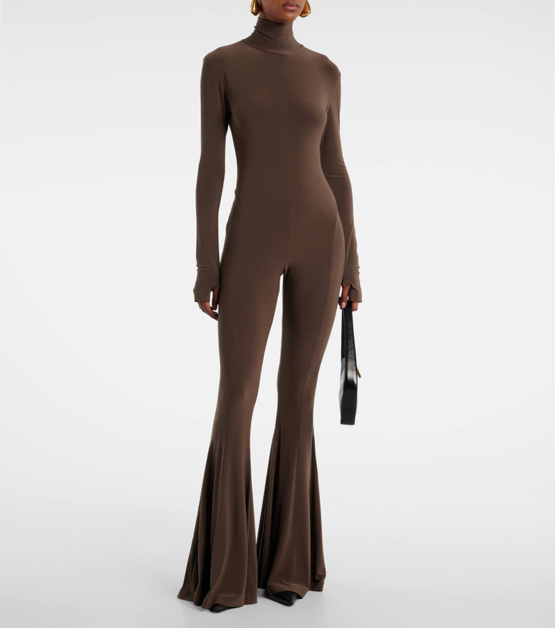 NORMA KAMALI Turtleneck jersey jumpsuit outlook