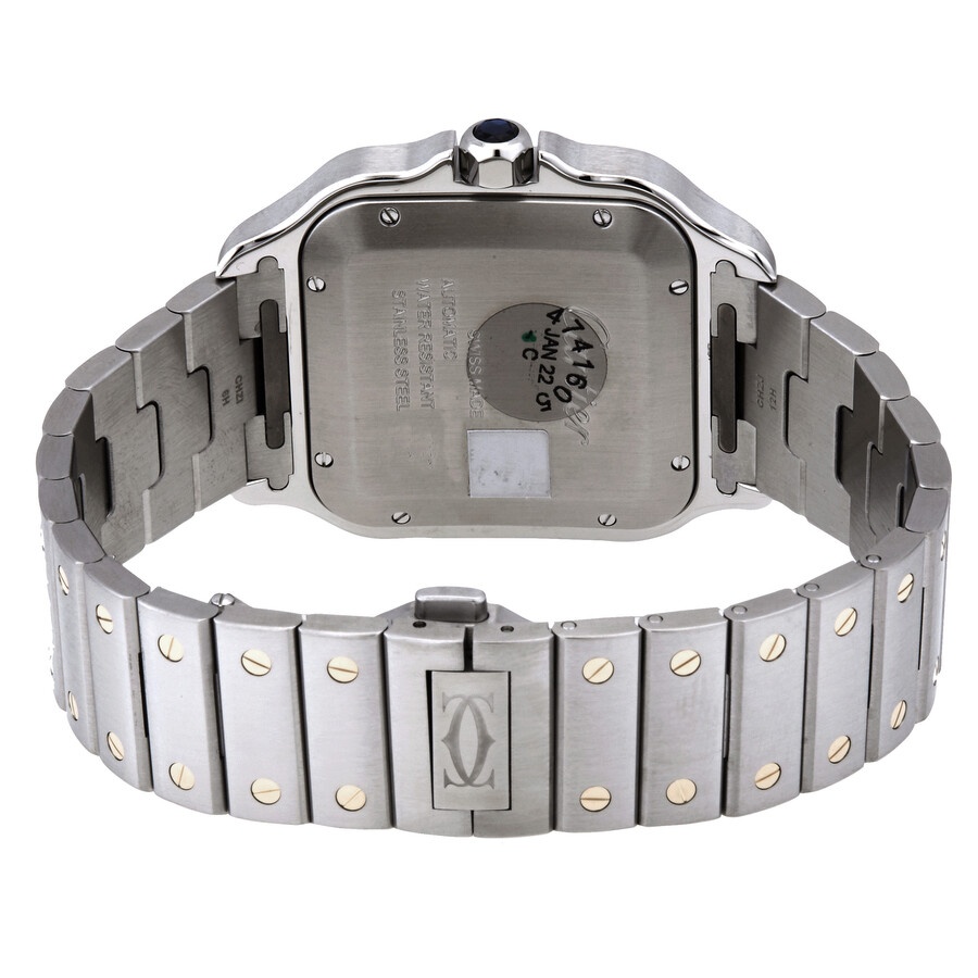 Cartier Santos Automatic Silver Dial Large Men's Watch W2SA0009 - 3