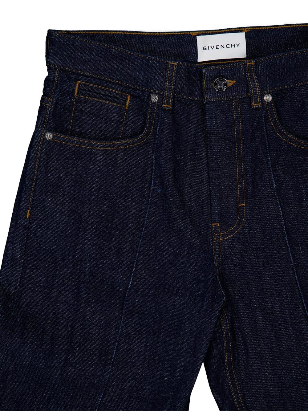 panelled five-pocket jeans - 3