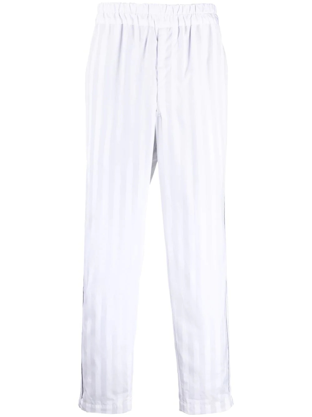 striped straight-leg trousers - 1