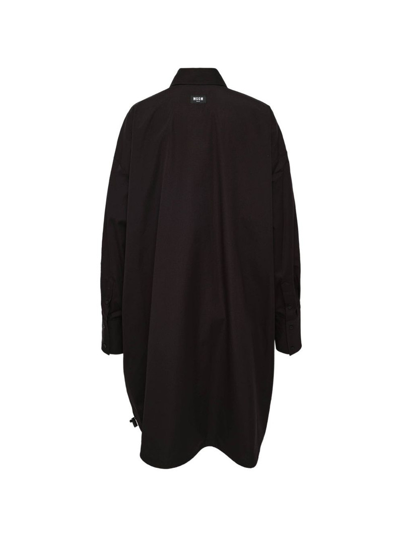 MSGM collared shirt midi dress outlook