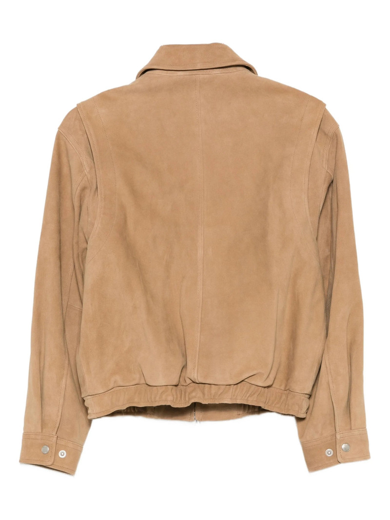 Dunst Dunst Zip-front Suede Jacket outlook