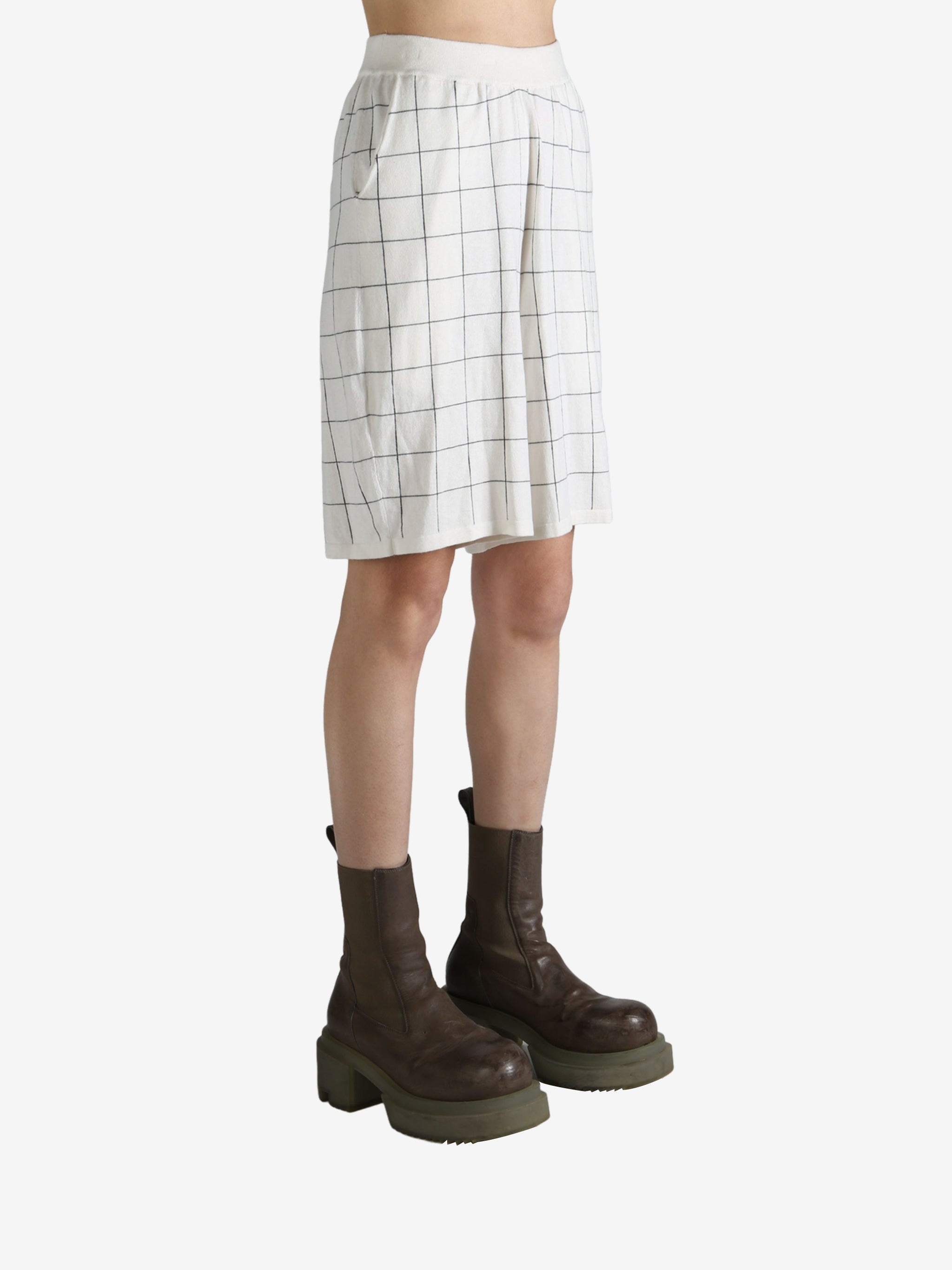 FRENCKENBERGER - Women Checkered Shorts - 2