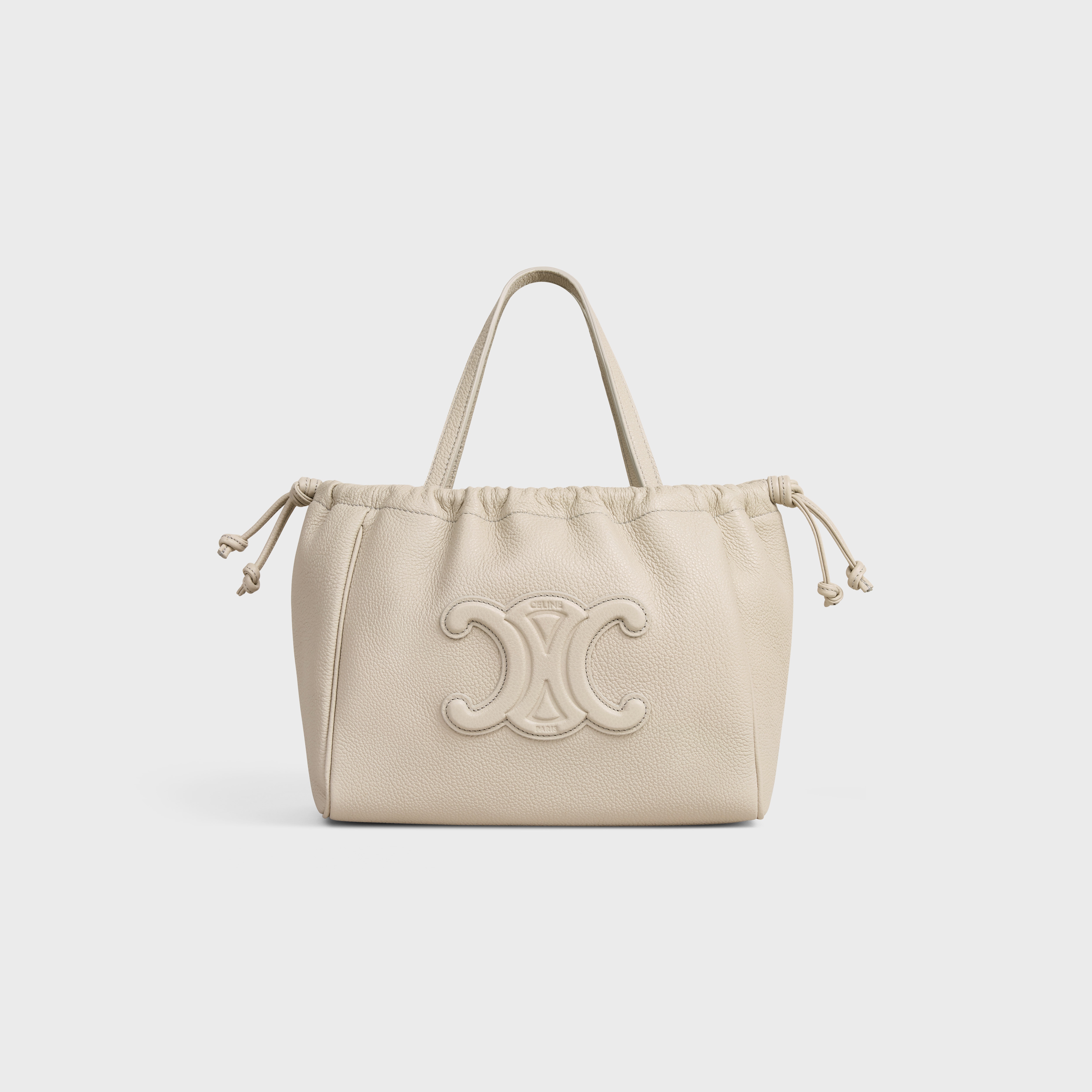 SMALL CABAS DRAWSTRING CUIR TRIOMPHE in Grained calfskin - 1