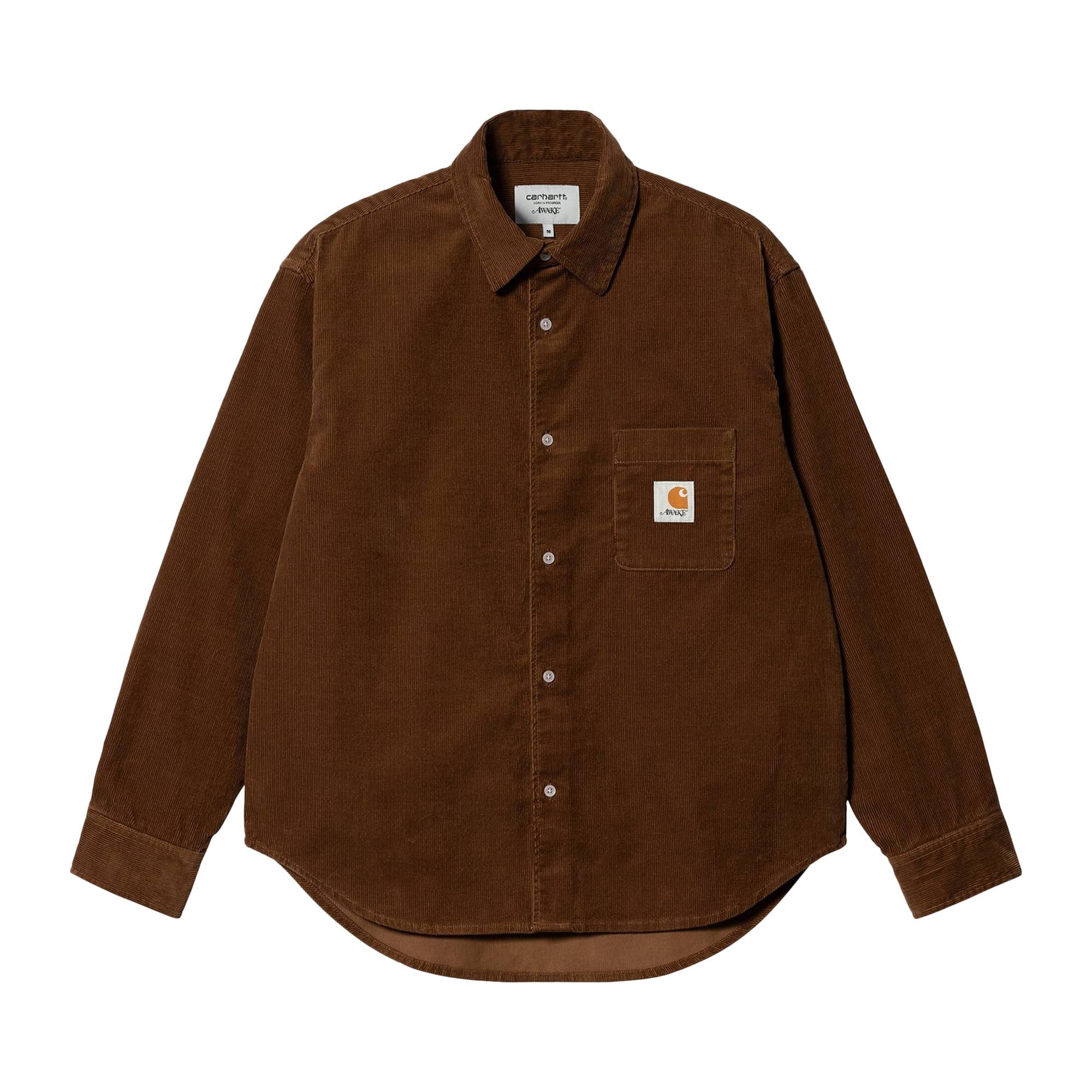 Carhartt WIP x Awake NY Shirt 'Hamilton Brown' - 1