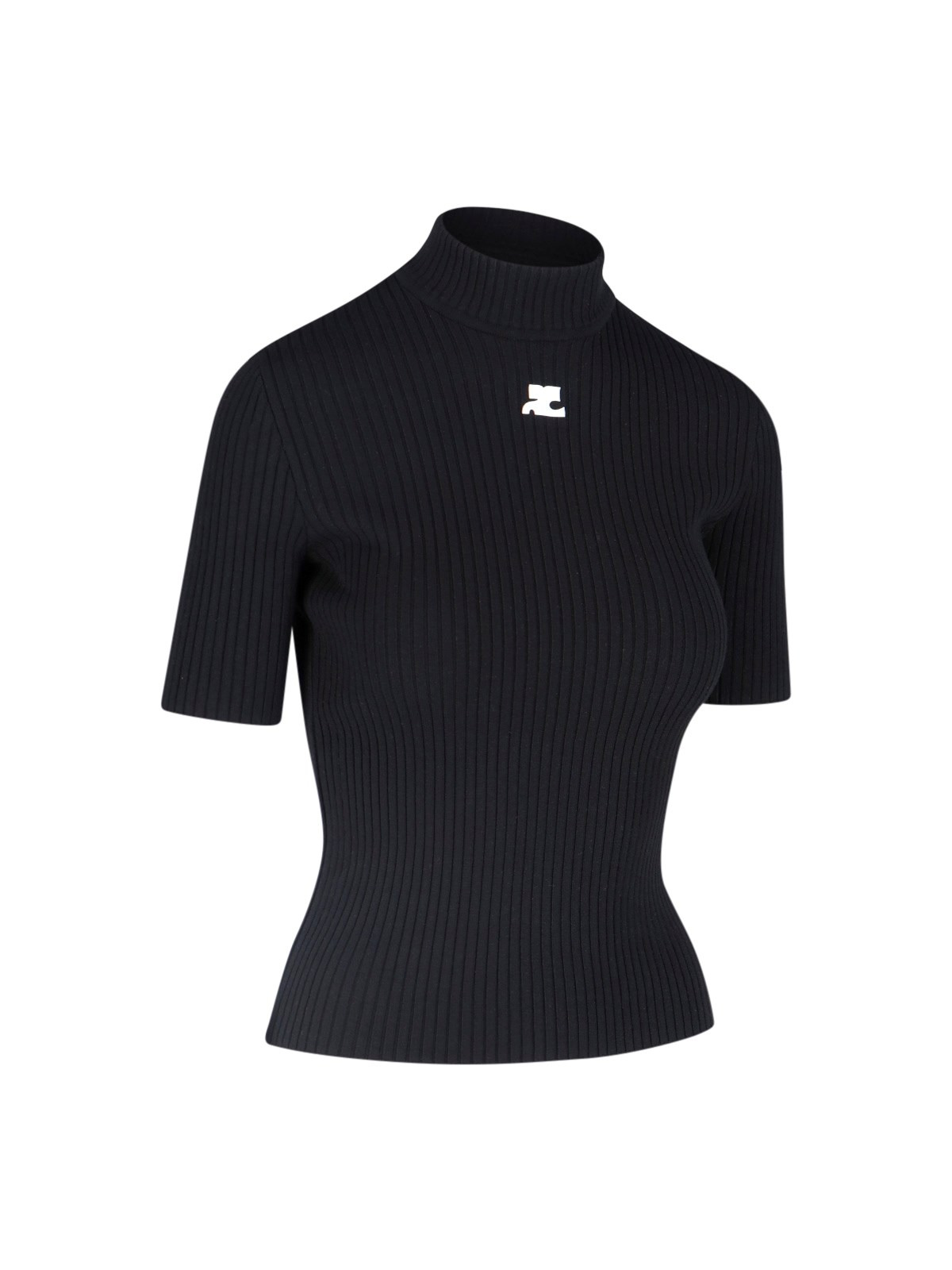 LOGO RIBBED TOP - 2
