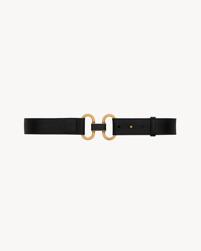 DOUBLE RING BELT IN LEATHER 1