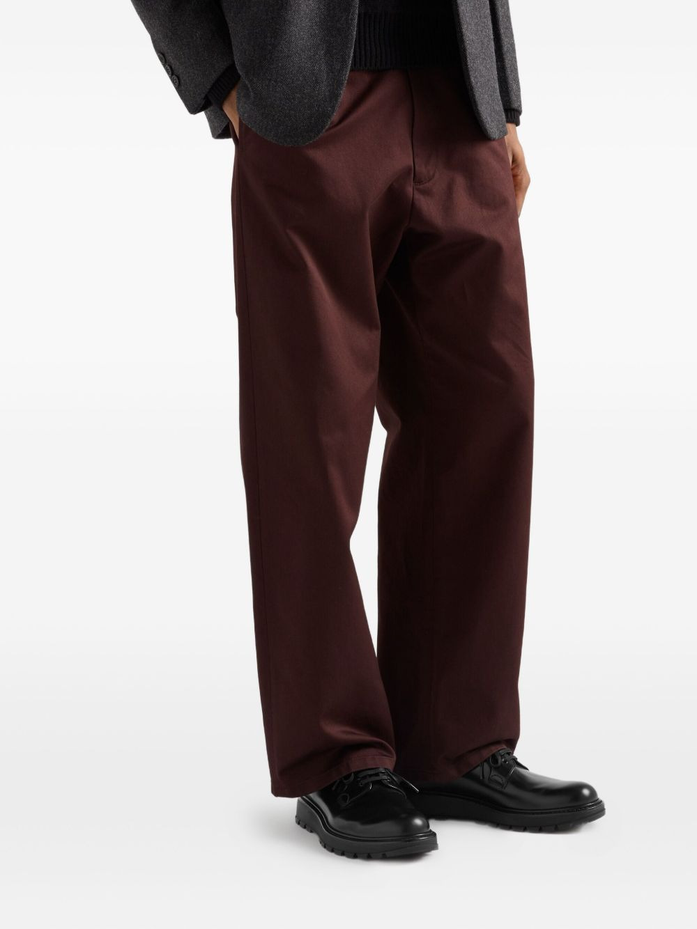 leather derby shoes - 4