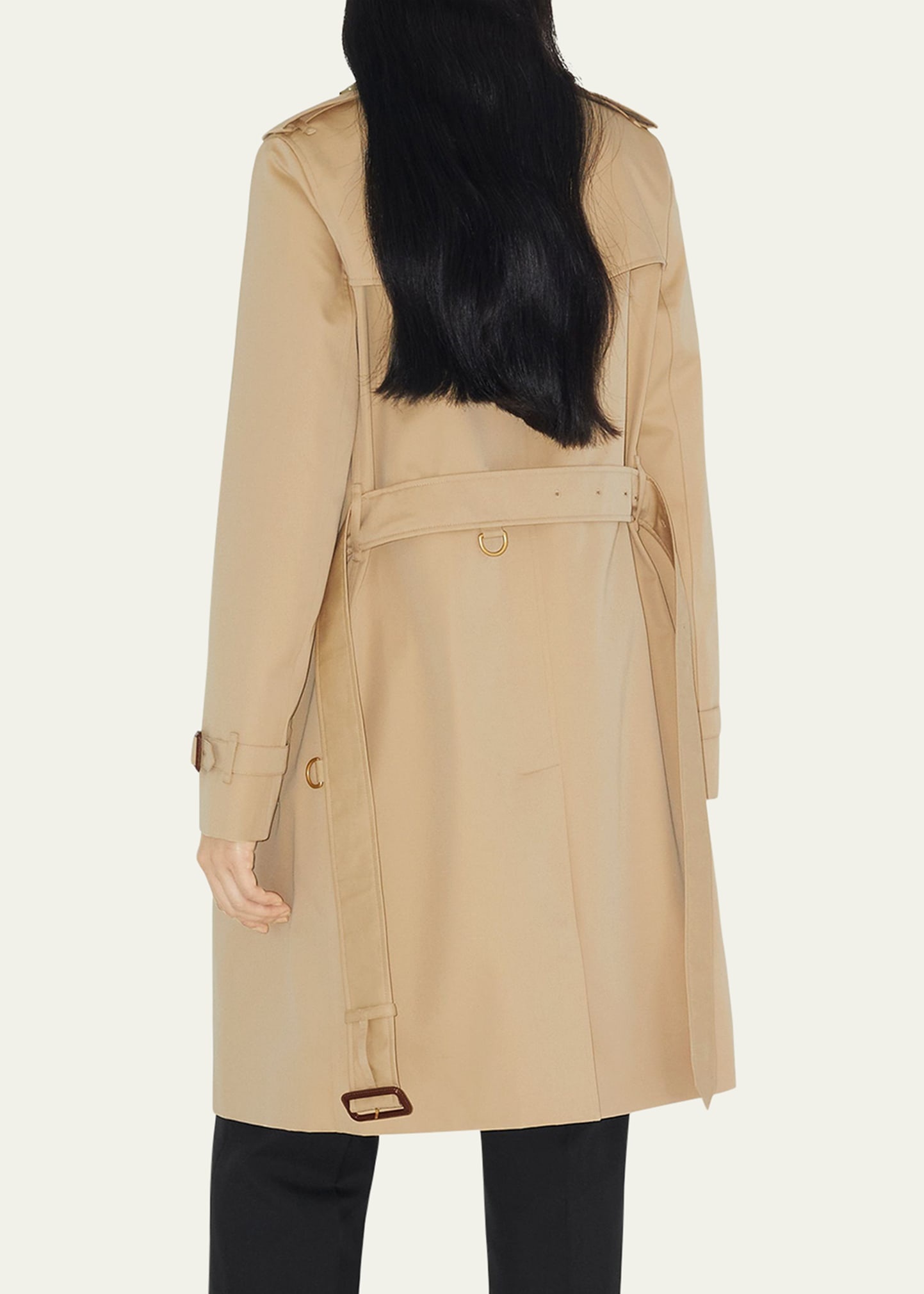 Kensington Organic Belted Double-Breasted Trench Coat - 3
