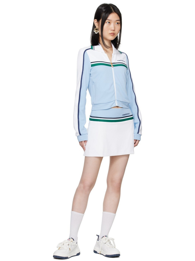CASABLANCA White Contrast Panel Skort outlook