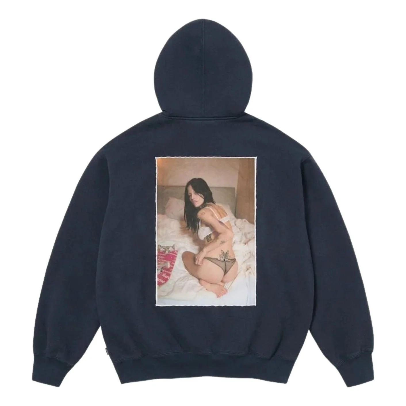 Supreme x Larry Clark FW26 Zip Up Hooded Sweatshirt 'Navy' SUP-FW26-050-NVY - 1