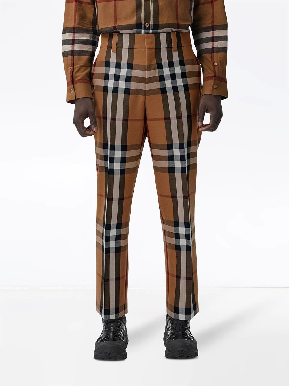 House Check tailored trousers - 3