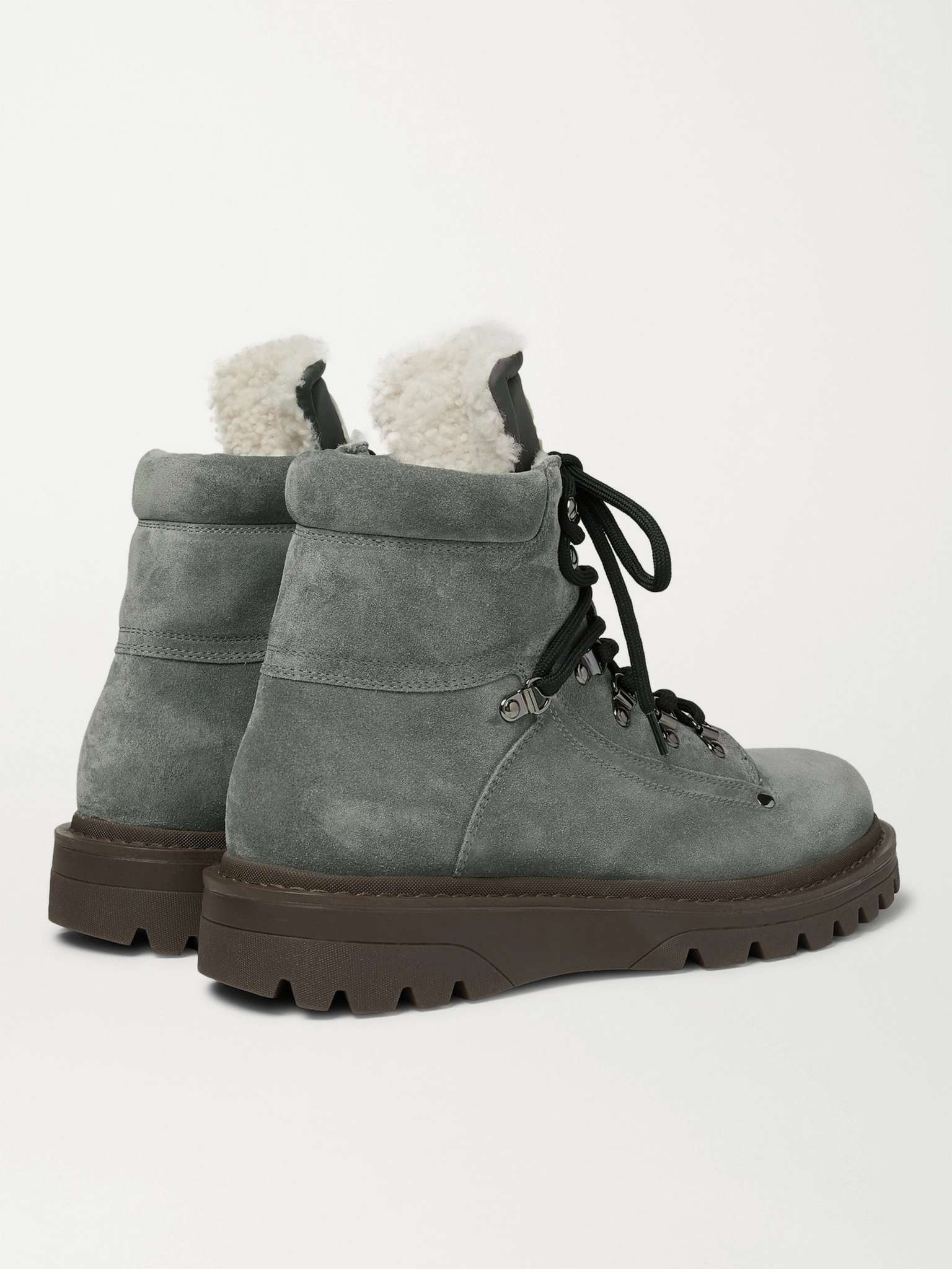 Egide Shearling-Lined Suede Boots - 5