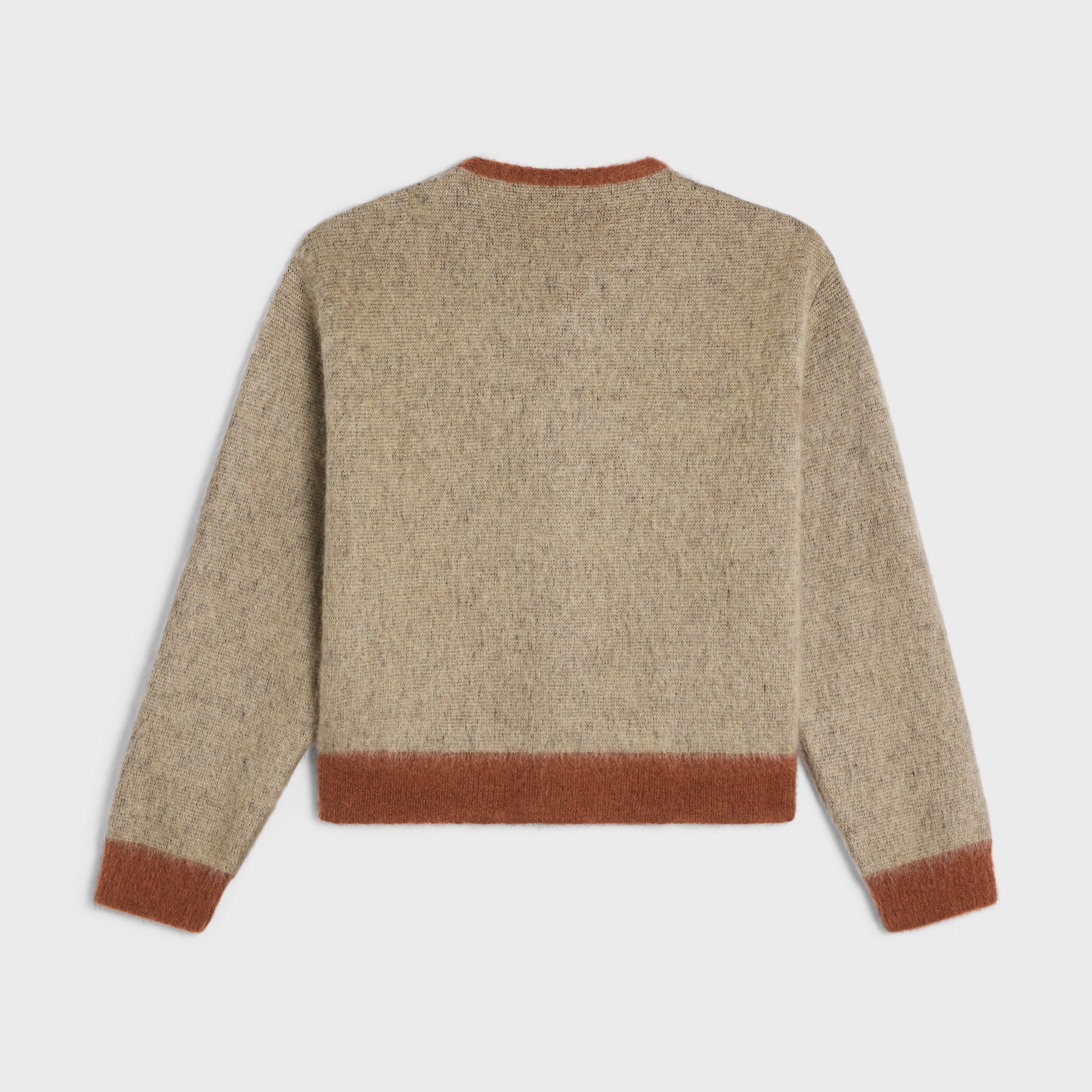 CELINE cardigan in brushed mohair | REVERSIBLE