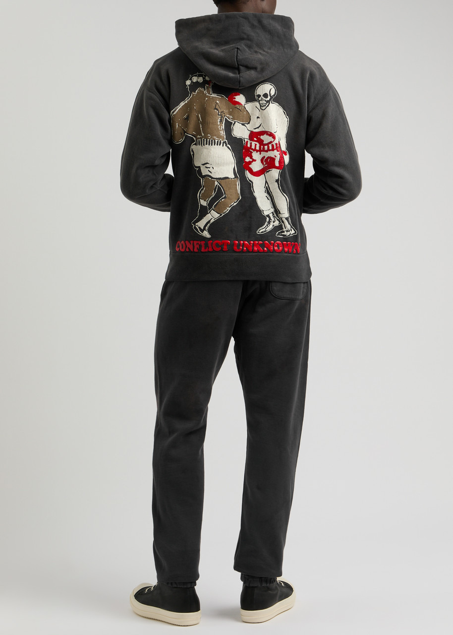 Denim Tears Struggle printed hooded cotton sweatshirt - 4