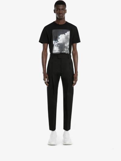 Alexander McQueen Dégradé Sky T-shirt in Black outlook