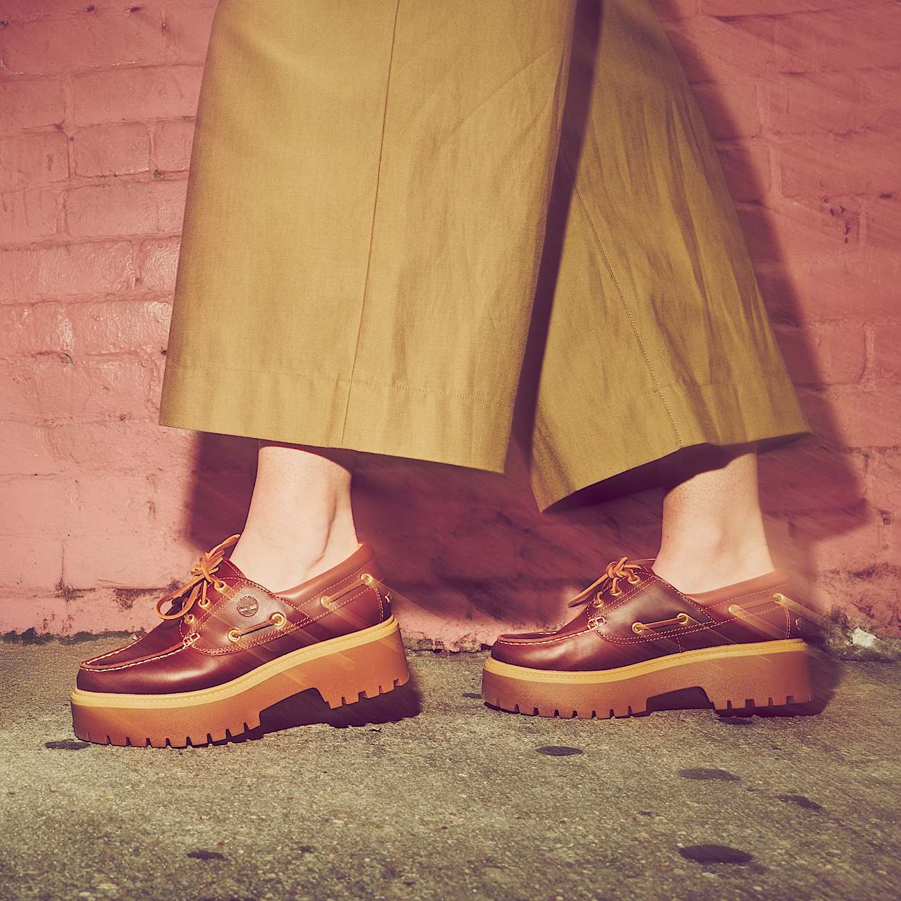 Women’s Stone Street Platform Boat Shoe - 9