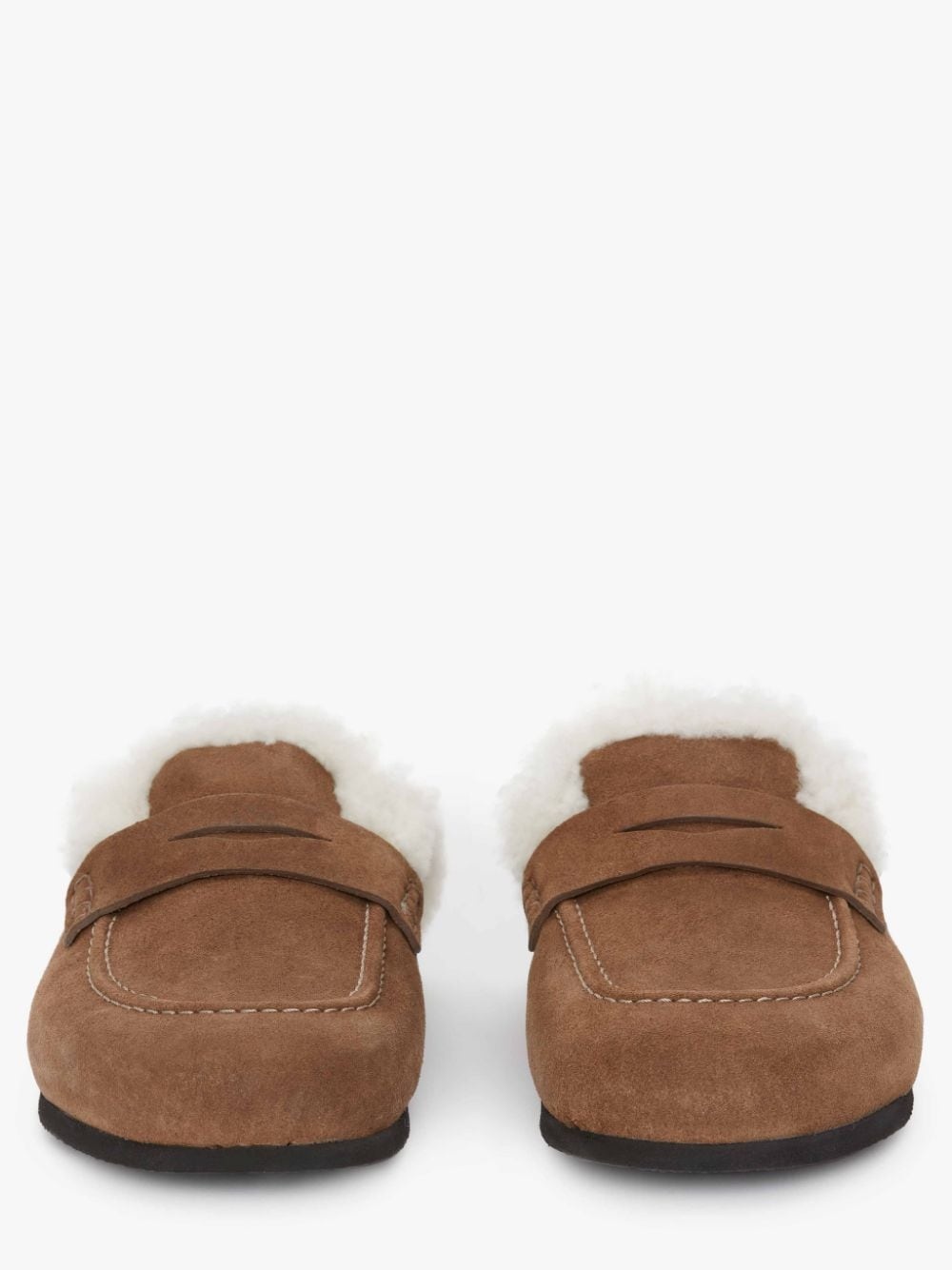 WOMEN'S SHEARLING LOAFER MULES - 3