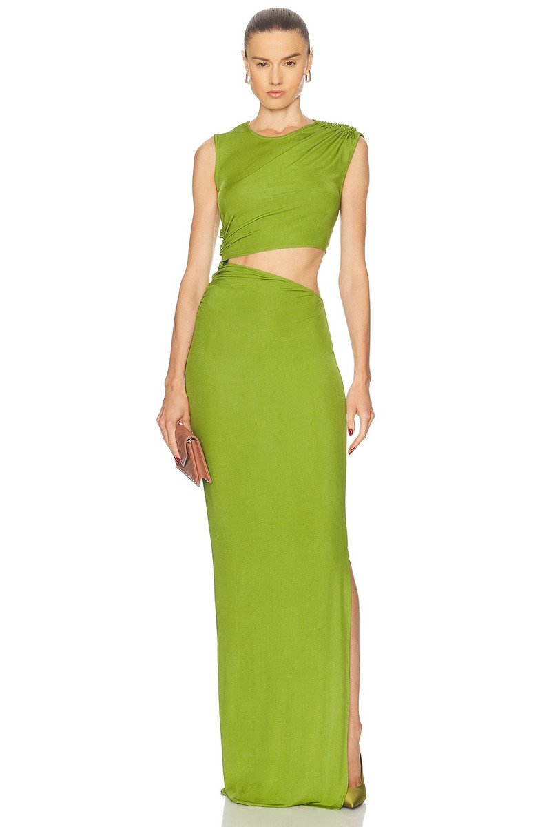 ATLEIN Cut Out Sleeveless Long Dress outlook