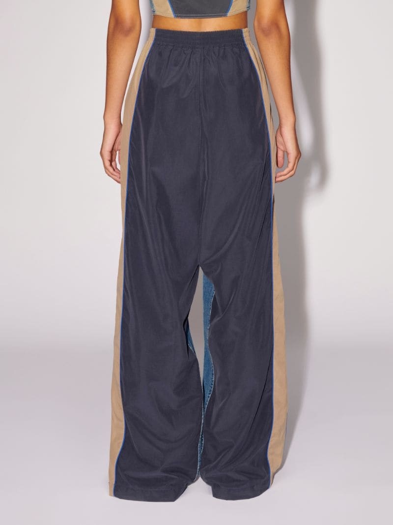Denim Nylon Pants - 6