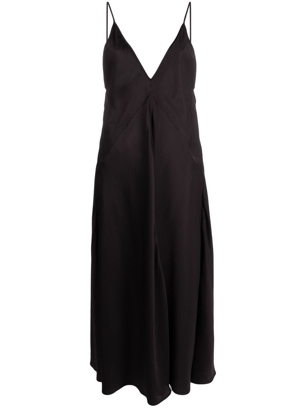 V-neck slip dress - 1