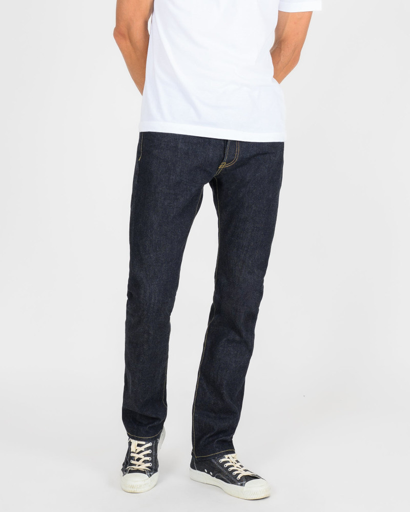 Iron Heart IH-555S-142 14OZ SELVEDGE DENIM SLIM CUT JEANS - INDIGO outlook