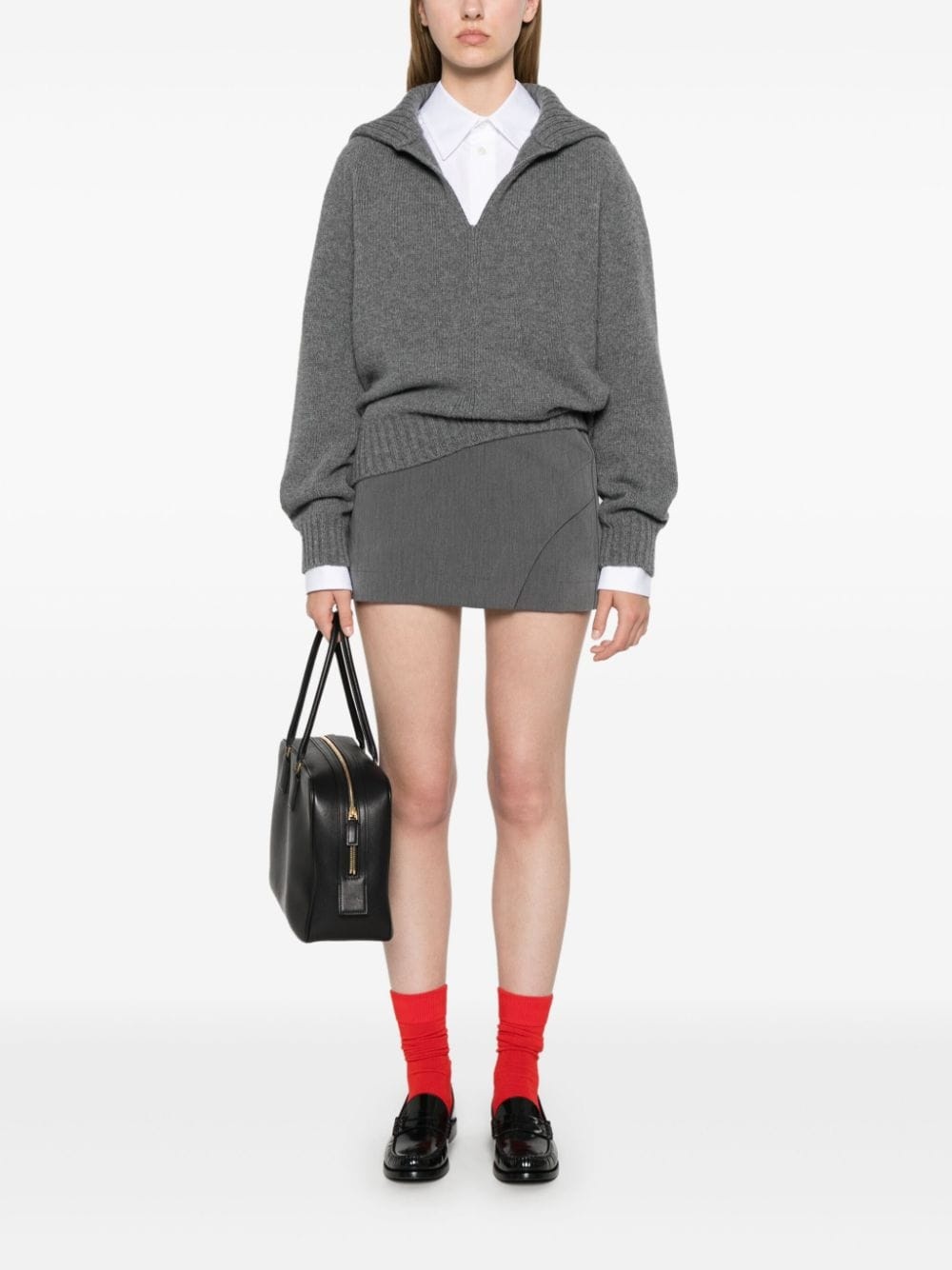 mélange sweater - 2