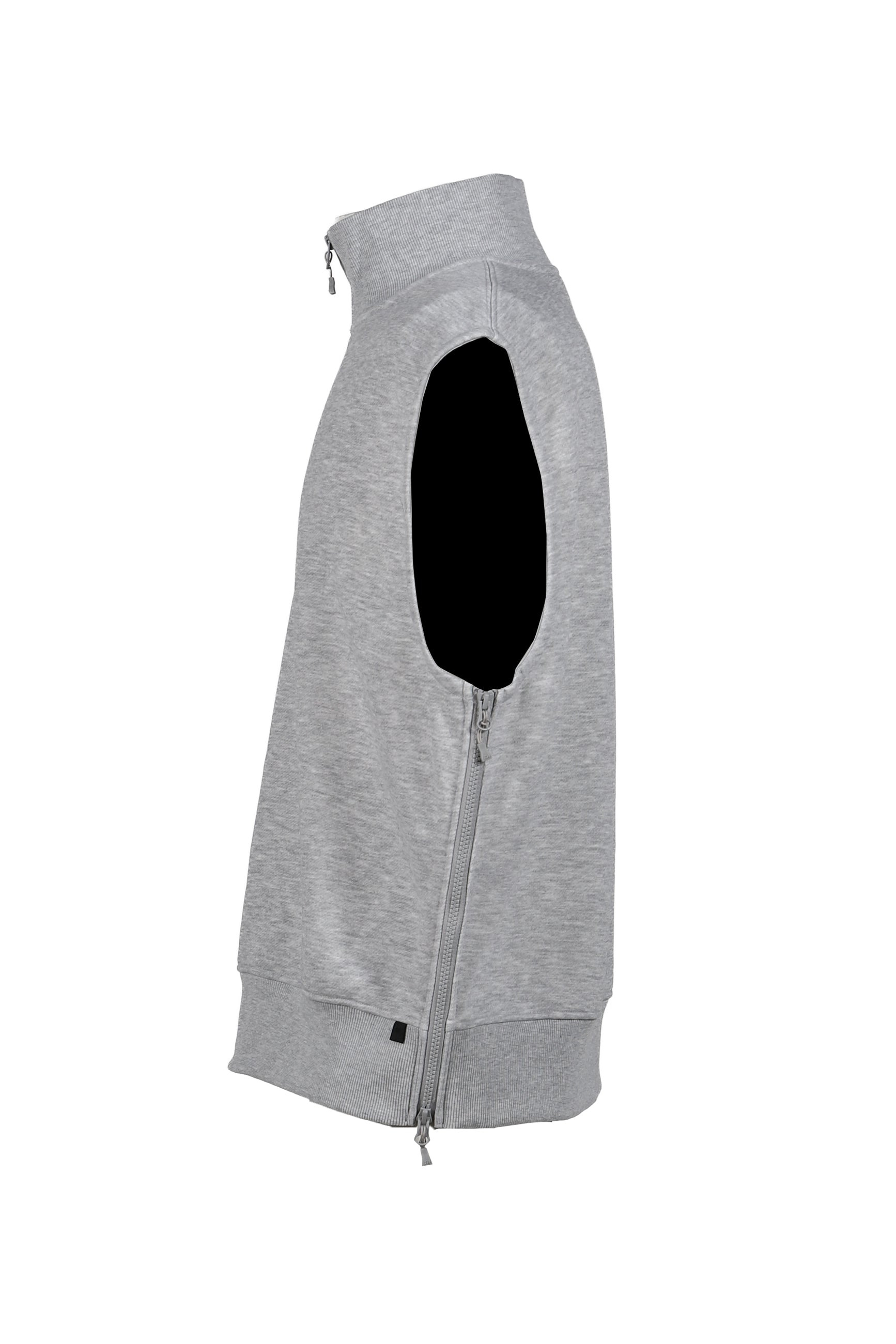 TECH SWEAT ZIP VEST PULLOVER / HEATHER GRY - 3