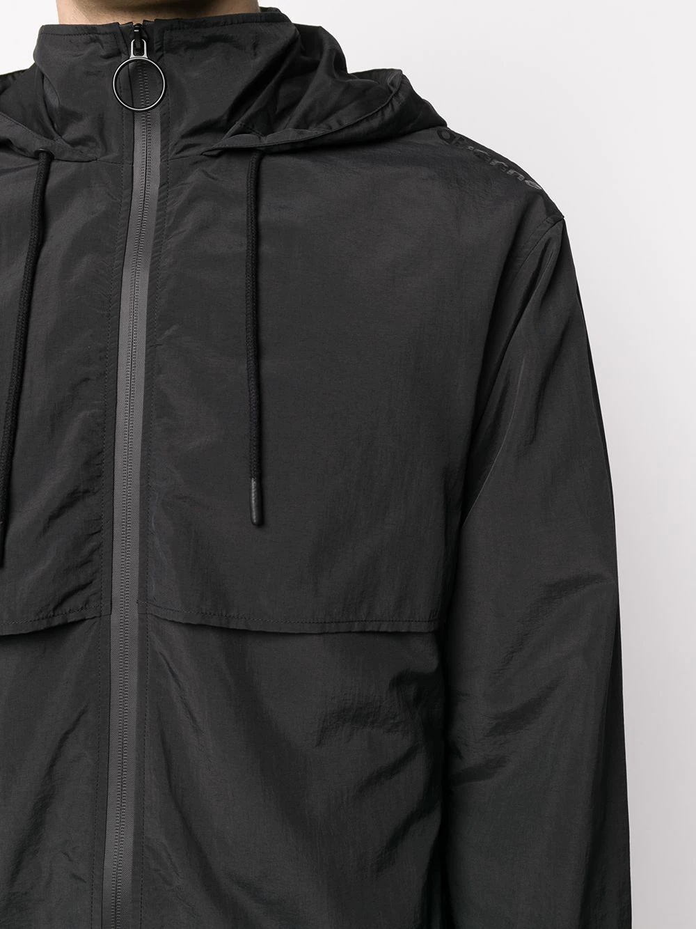 drawstring hooded jacket - 6