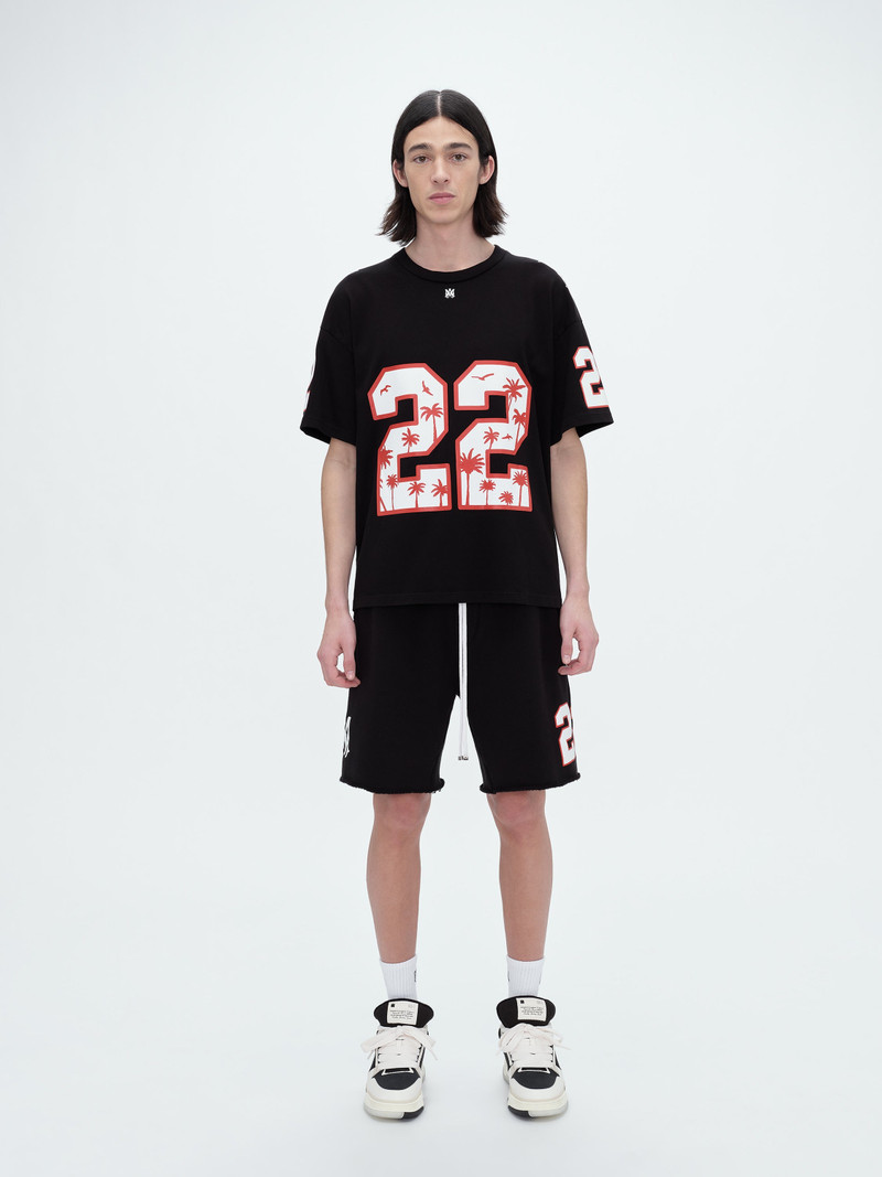AMIRI OVERSIZED 22 FOOTBALL TEE outlook