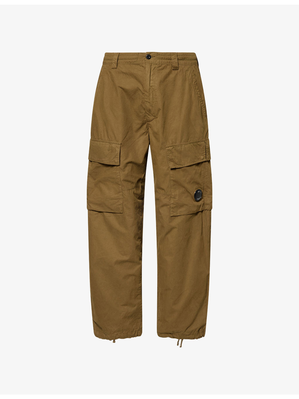 Microreps Wide-Leg Cotton Cargo Trousers - 1