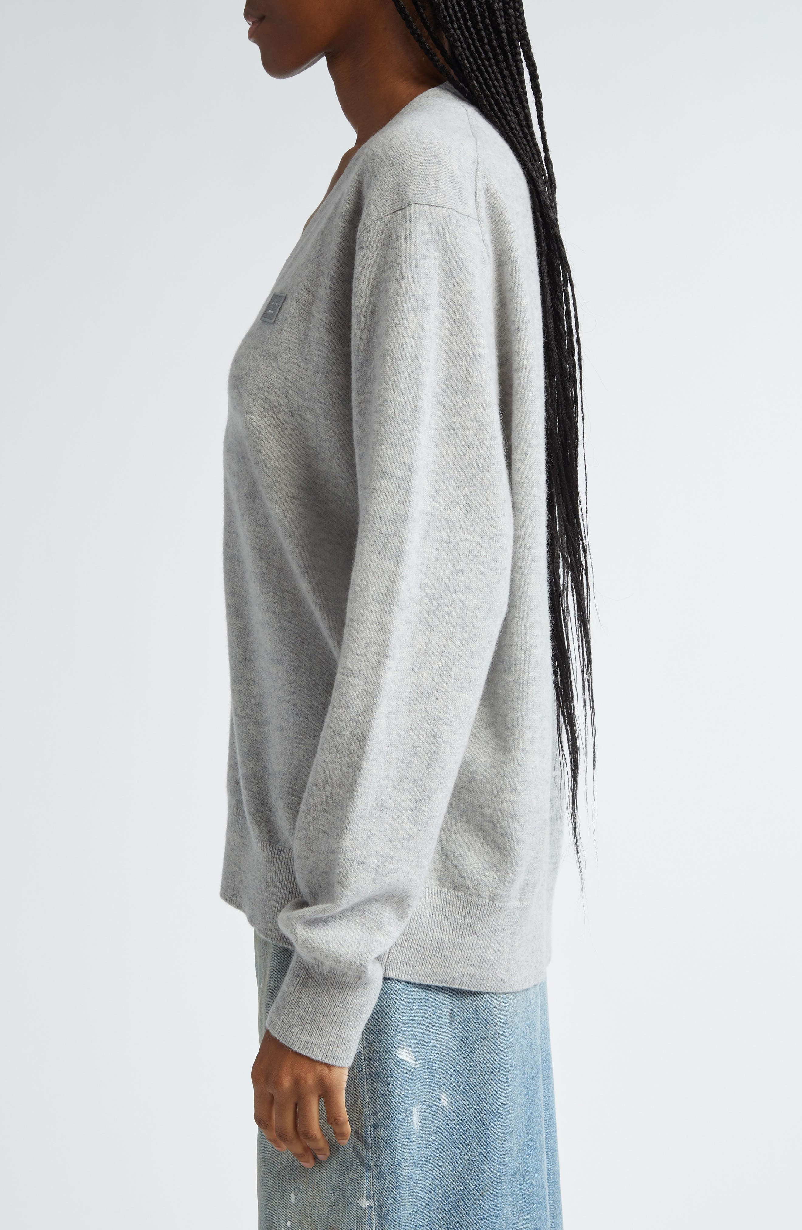 Keve Face Patch Wool Cardigan - 4