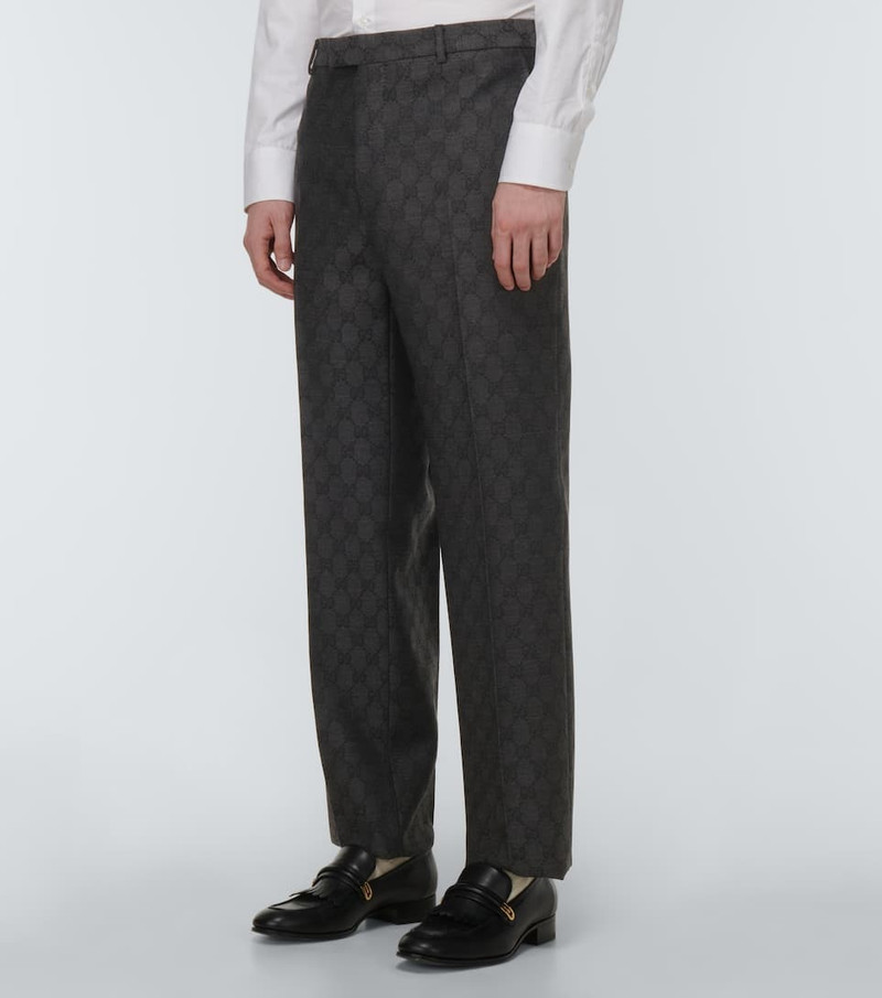 GG monogram double-breasted suit 5