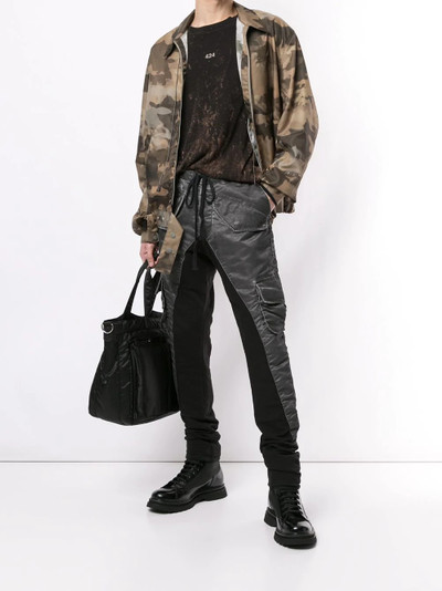 Greg Lauren tapered cargo trousers outlook