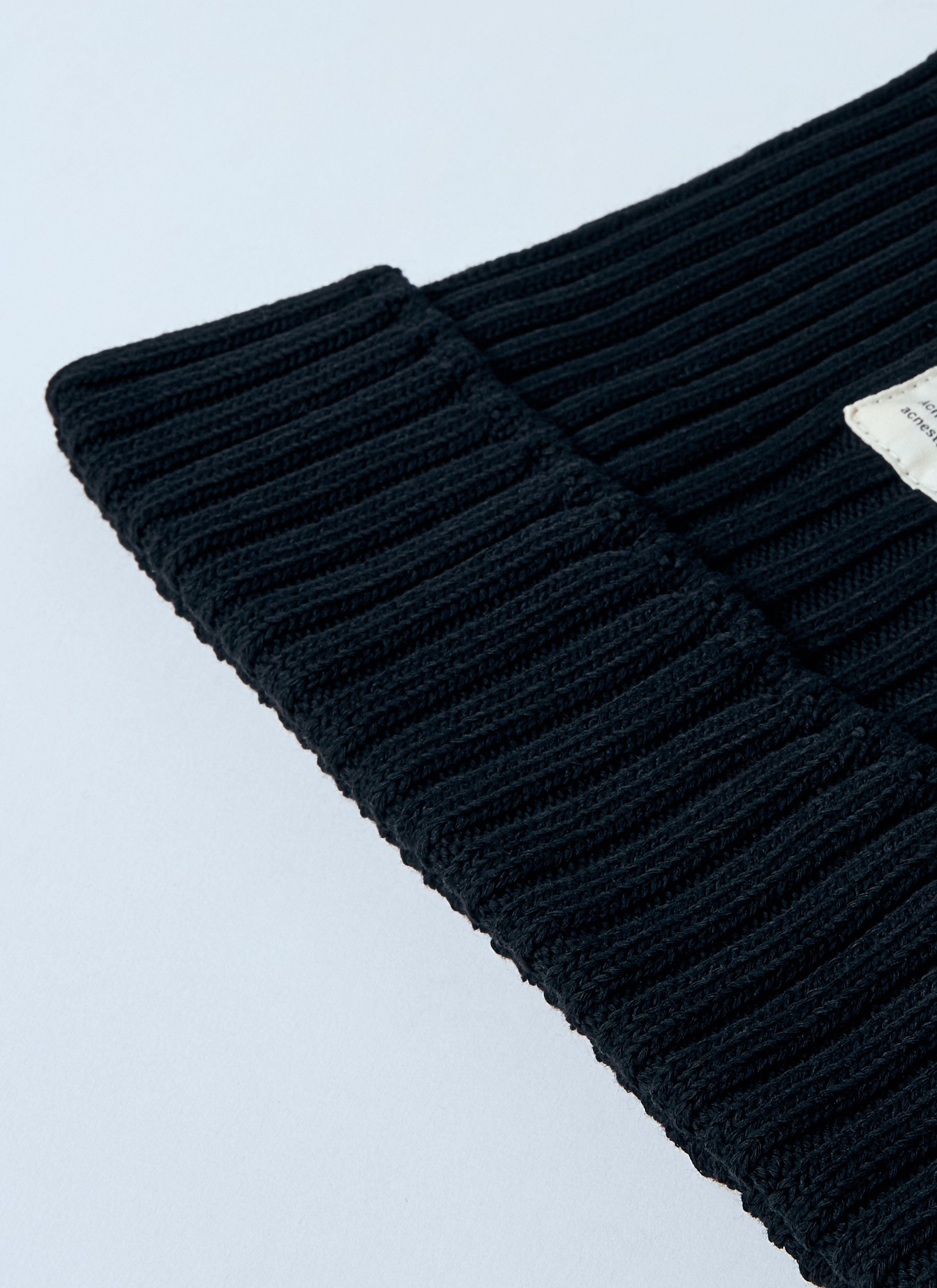 Acne Studios Men Ribbed Square Beanie - 3