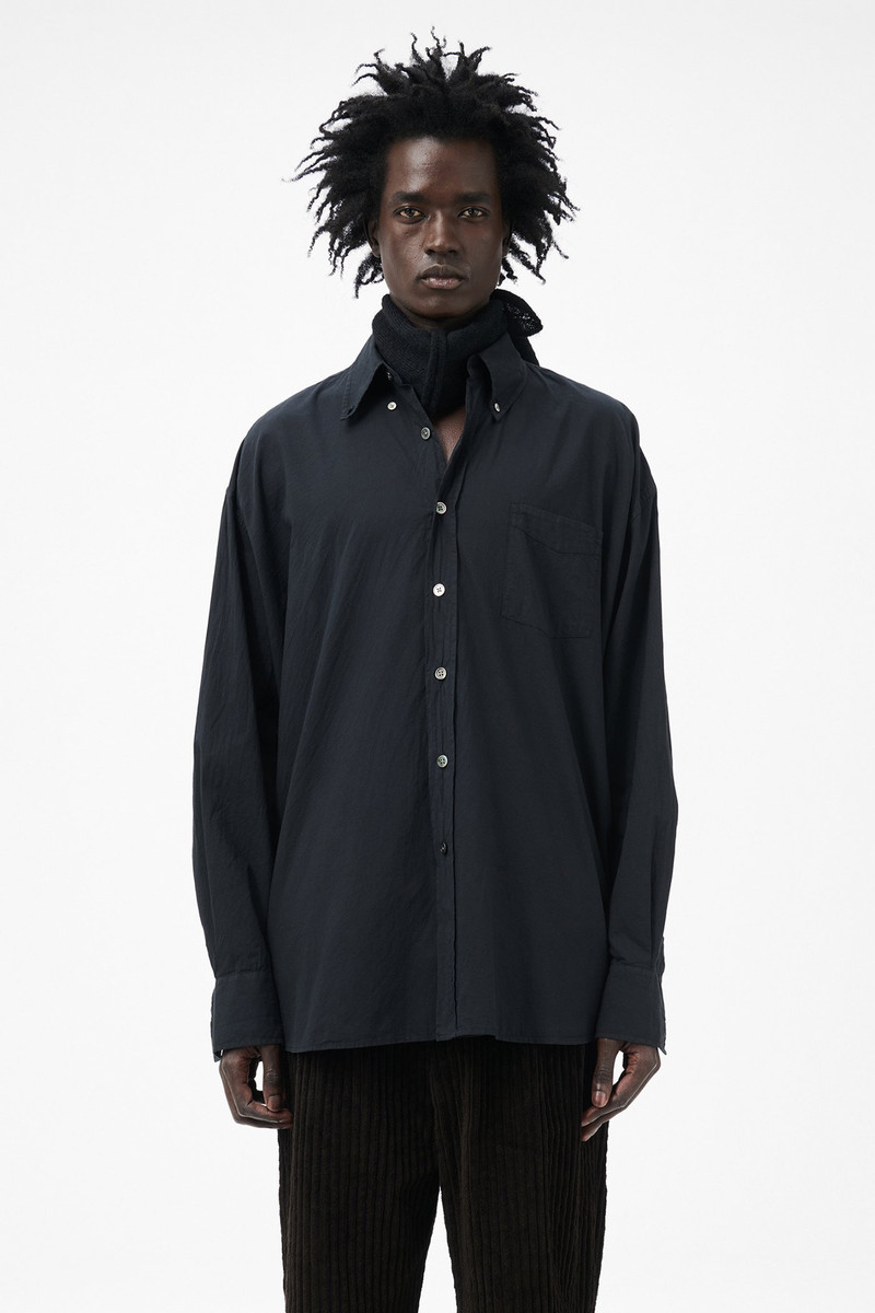 Borrowed BD Shirt Black Voile 3