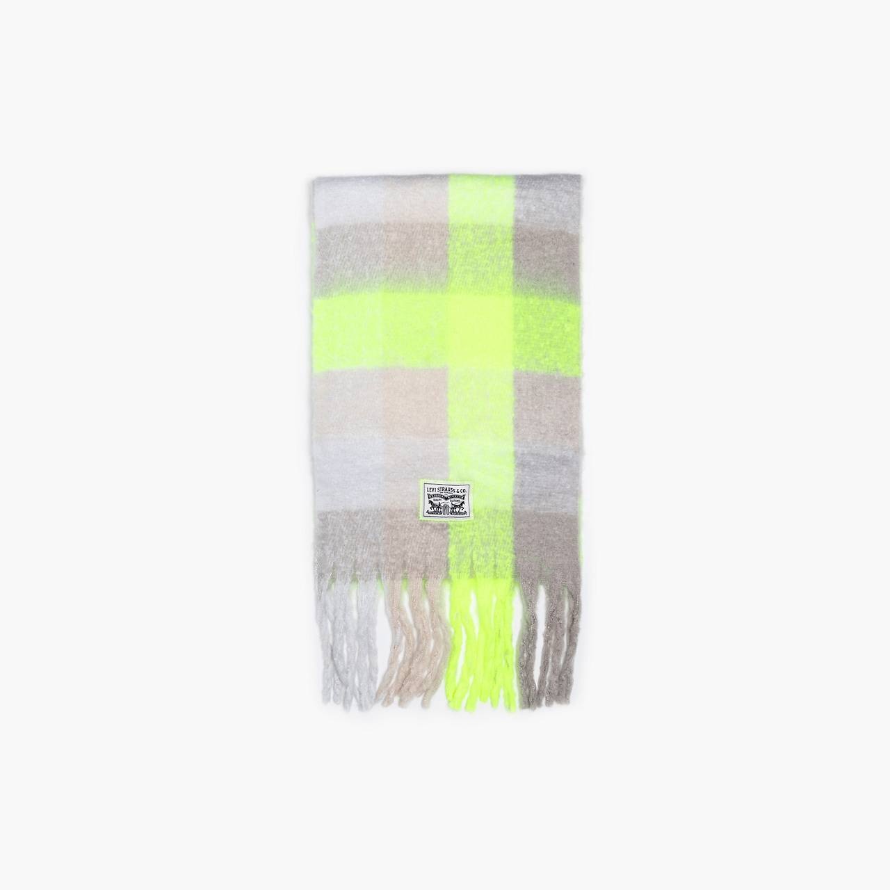 POP OF PLAID SCARF - 3