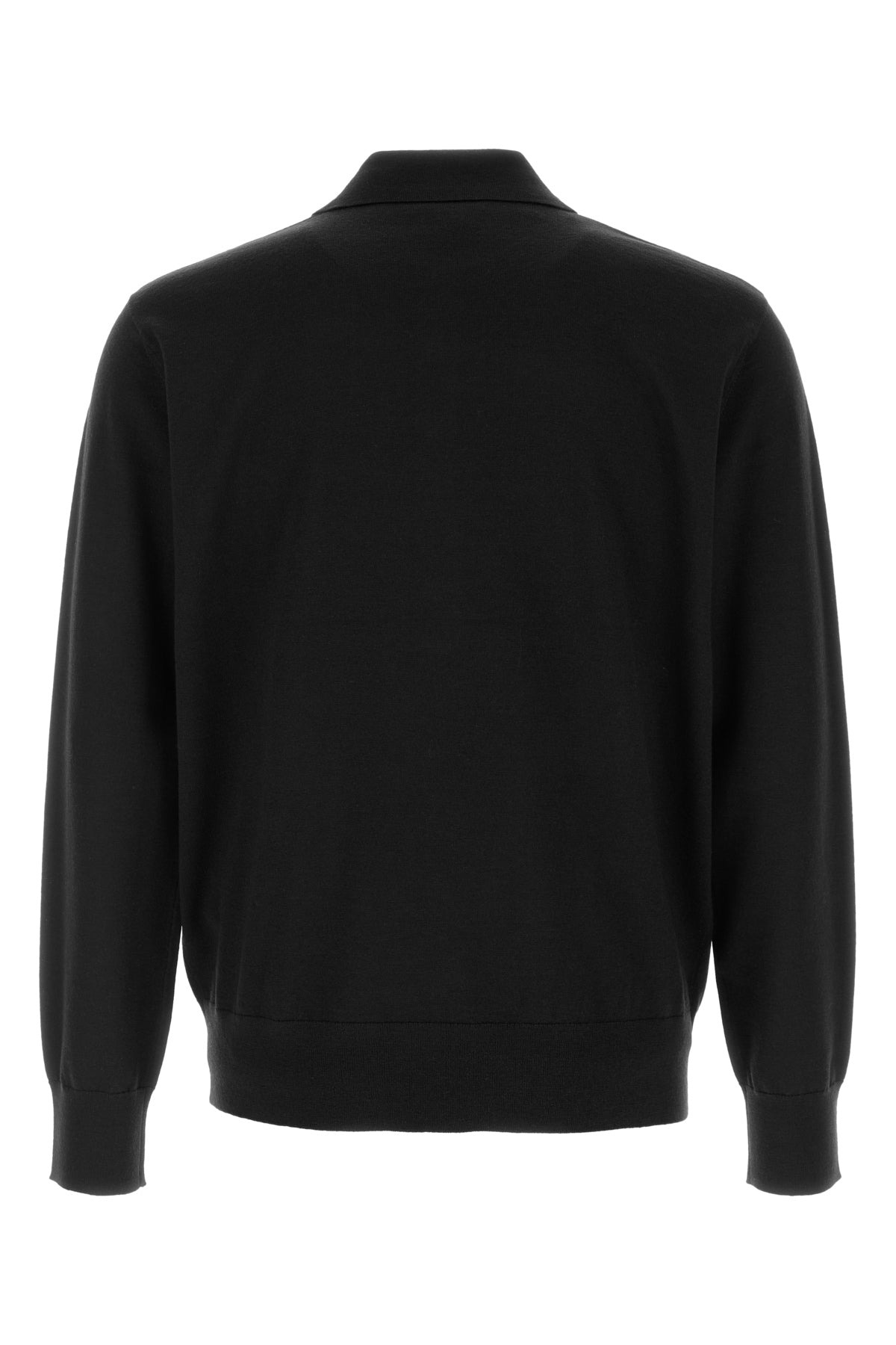 Black wool Muano polo shirt - 2