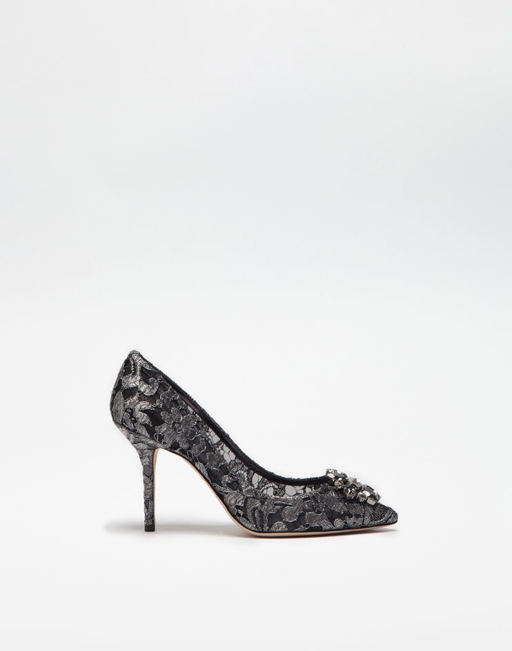 Pump in Taormina lace with crystals - 1