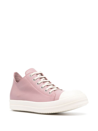 Rick Owens Lido leather low-top sneakers outlook