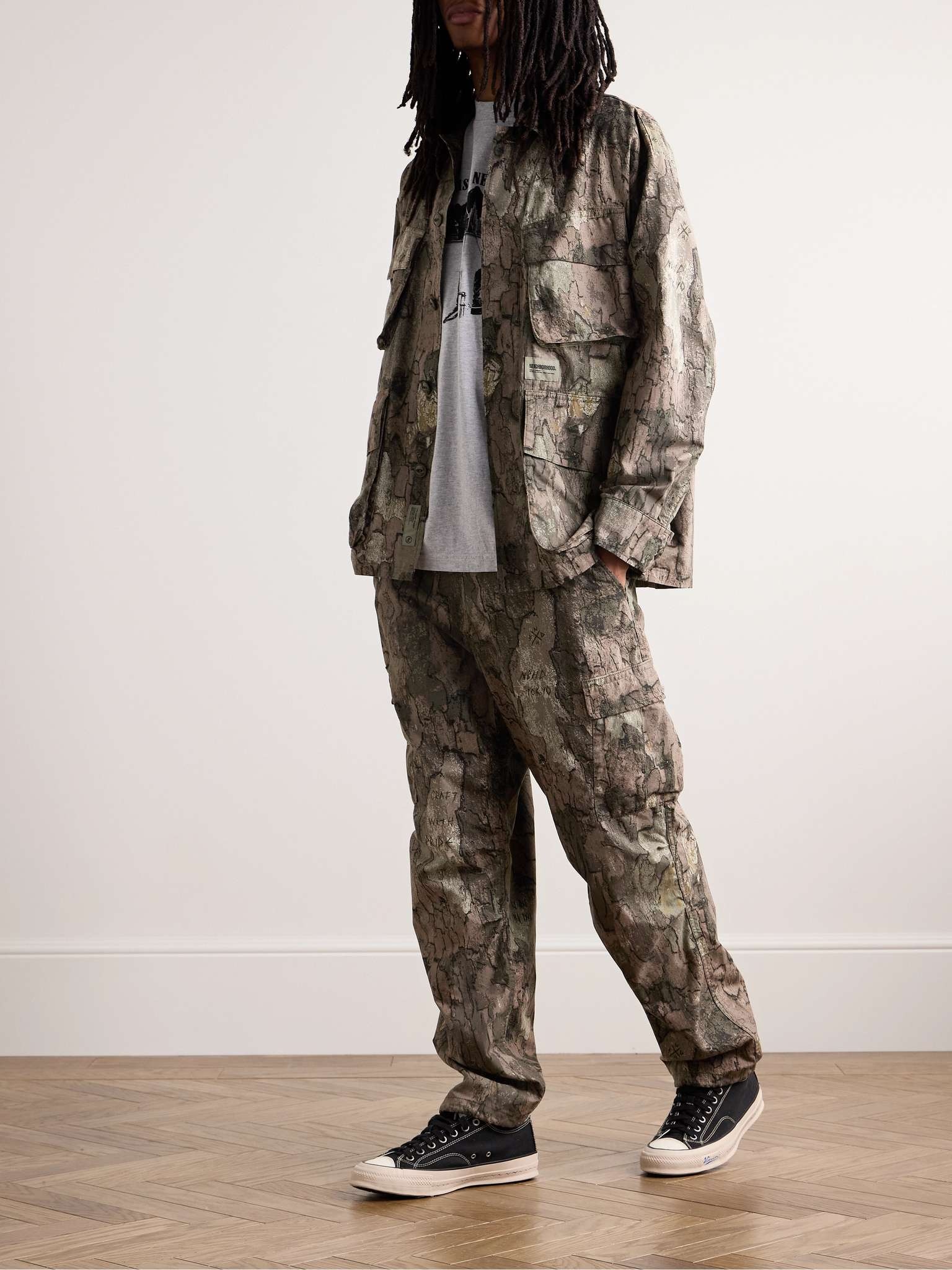 Fatigue Logo-Appliquéd Camouflage-Print Cotton-Ripstop Jacket - 2