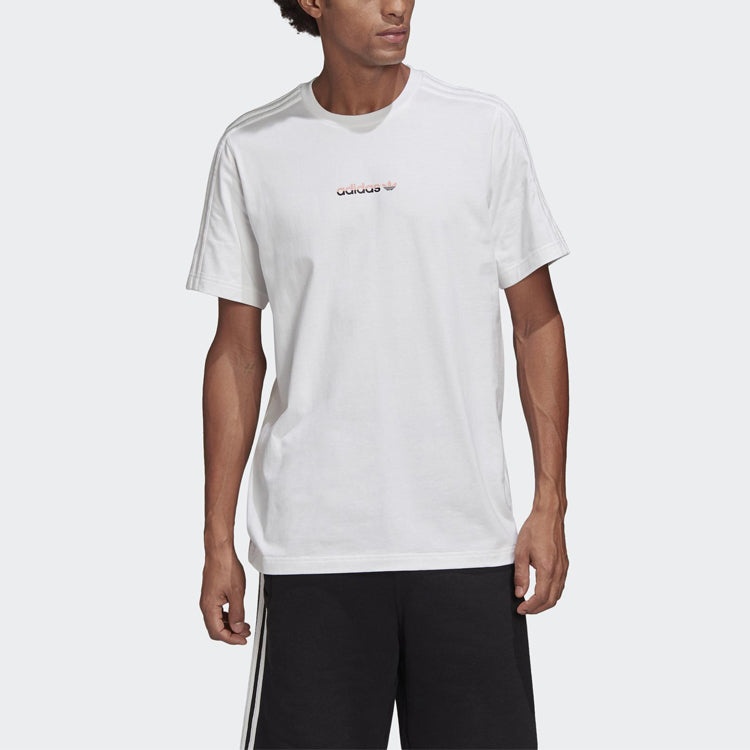 adidas originals Flame Printing Short Sleeve White GK5905 - 4