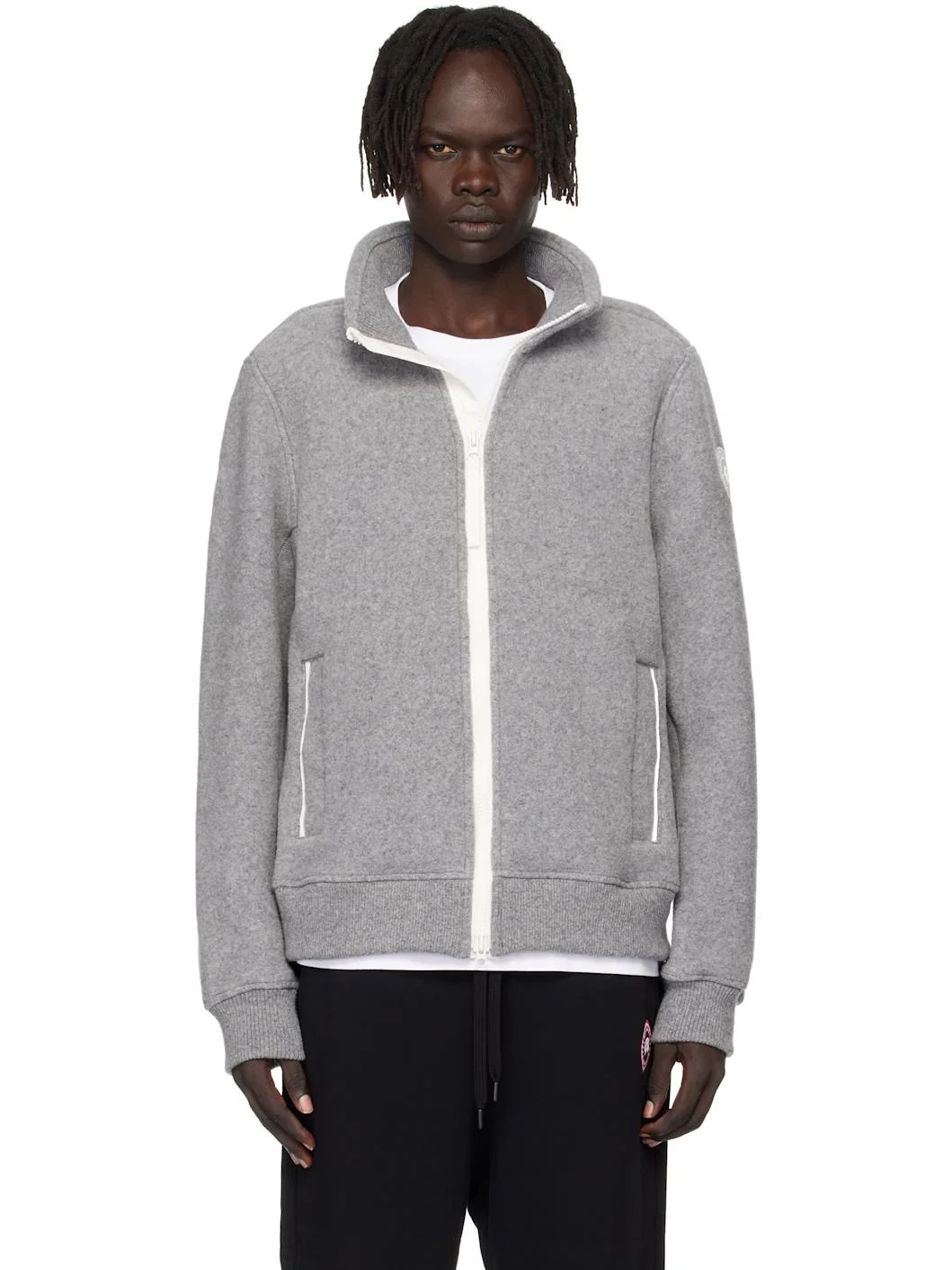 Gray Kind Fleece HUMANATURE Lawson Jacket - 1