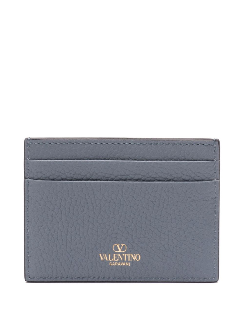 Valentino Rockstud leather card holder outlook
