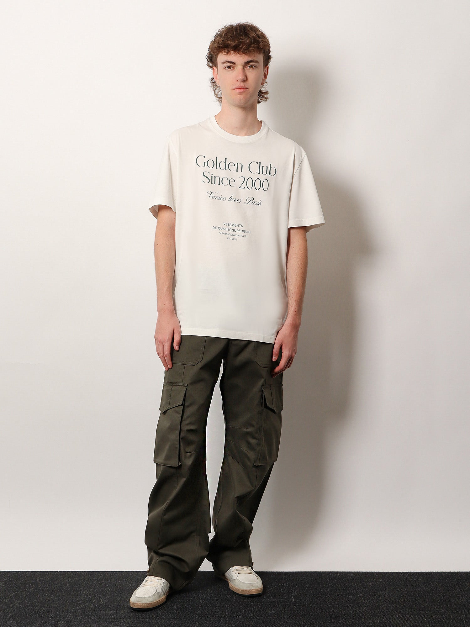 Golden Goose Deluxe Brand Leniin Cotton Blend Trousers - 2